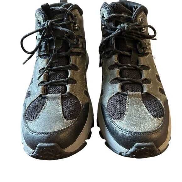 Men’s Skechers Edgemont Voxter Leather Black and Gray Hiking Boots 9 main image 7